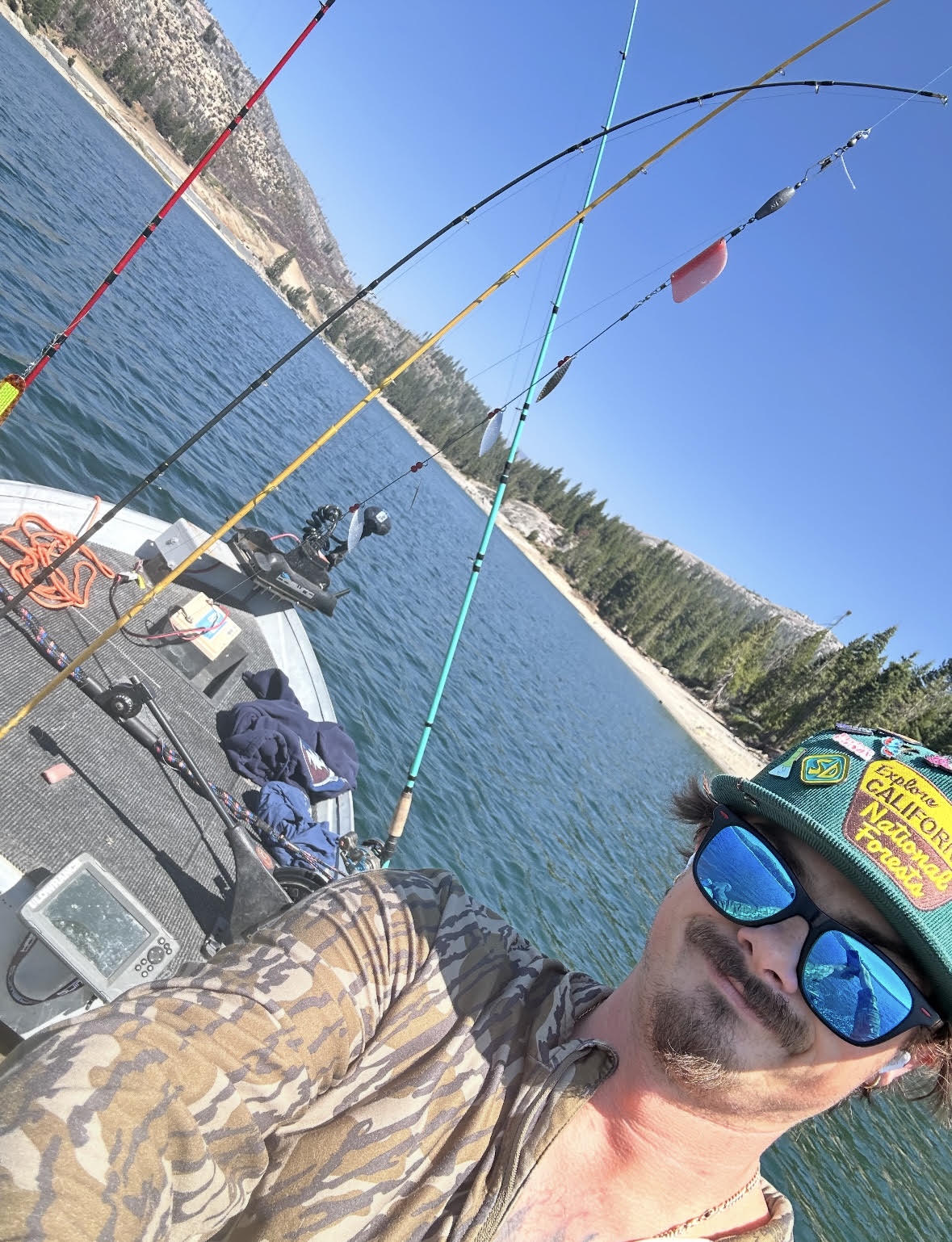 Cody Everts on the lake